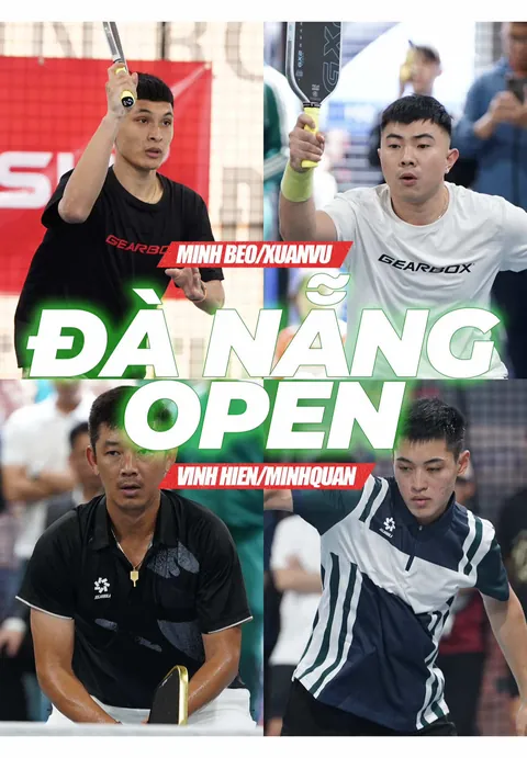 Đà Nẵng Open 2026: Xuân Vũ và Minh Béo thi đấu