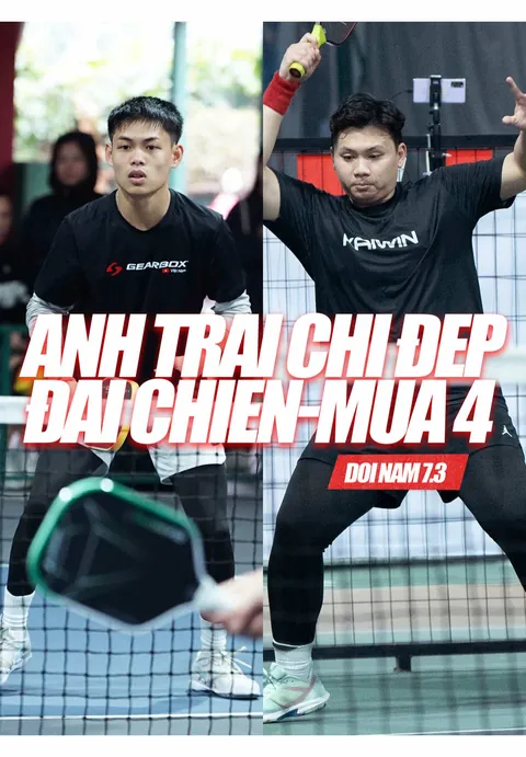 Đôi nam 7.3: Tuấn Long thi đấu