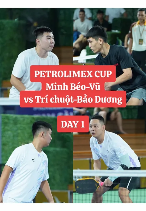 Minh Béo – Xuân Vũ lội ngược dòng ngày đầu Petrolimex Cup 2025