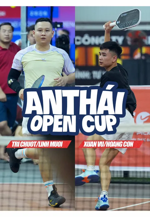 Trận đấu kịch tính tại An Thái Open 2026