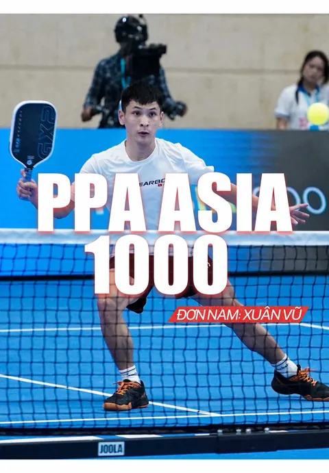 Xuân Vũ thi đấu đơn nam tại PPA Asia 1000