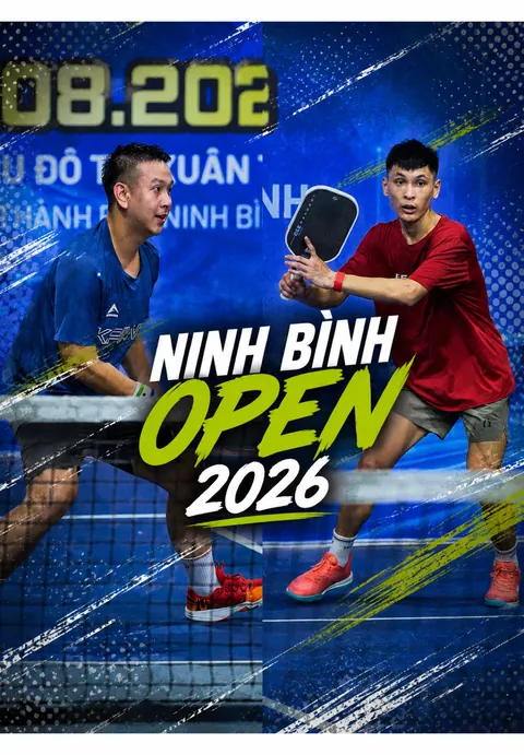 Xuân Vũ thi đấu tại Ninh Bình Open 2026