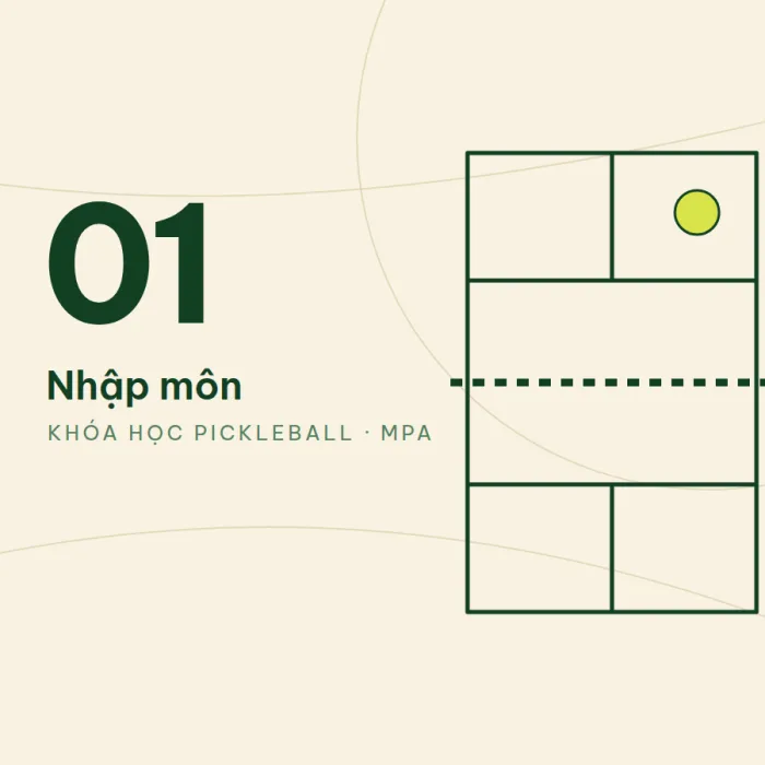 Khóa học pickleball Nhập môn cho người mới bắt đầu tại MPA Pickleball