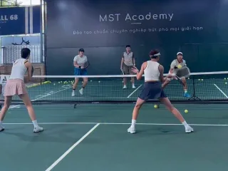Khóa học pickleball Cơ bản: giao bóng, trả giao, dink và volley