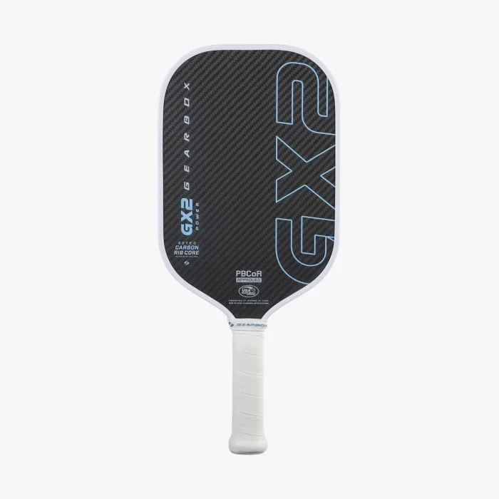 Vợt pickleball Gearbox GX2 Power Elongated Limited Edition White 16mm
