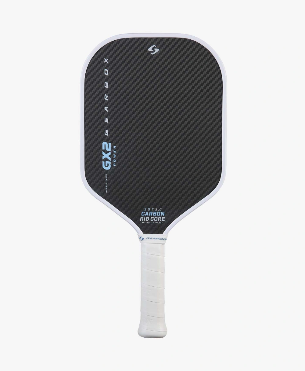 GX2 Power Hybrid Limited Edition White nhìn thẳng mặt vợt