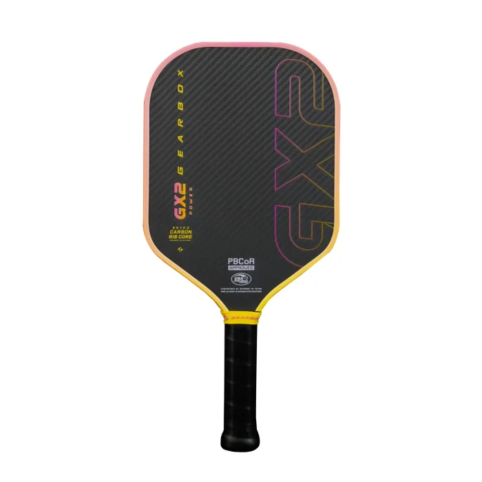 Vợt pickleball Gearbox GX2 Power Hybrid Limited Edition Yellow Pink 16mm