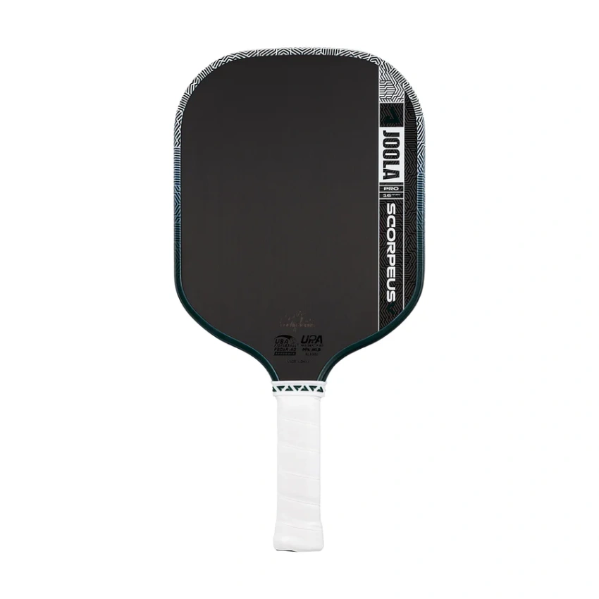 Scorpeus Pro V Collin Johns đặt thẳng, nhìn trực diện mặt vợt bản rộng
