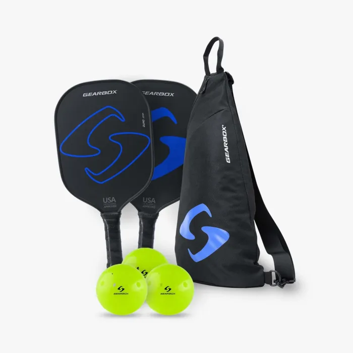 Bộ vợt pickleball Gearbox Ultimate Pickleball Starter Kit - Xanh