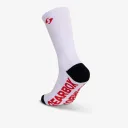 Tất pickleball cổ cao Gearbox Crew Socks - White/Red – ảnh 2