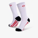 Tất pickleball cổ cao Gearbox Crew Socks - White/Red – ảnh 3