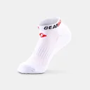 Tất pickleball cổ ngắn Gearbox No-Show Socks - White/Black/Red – ảnh 2