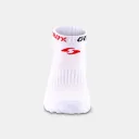 Tất pickleball cổ ngắn Gearbox No-Show Socks - White/Black/Red – ảnh 4
