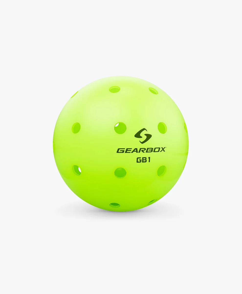 Quả bóng Gearbox GB1 xanh neon nhìn chính diện