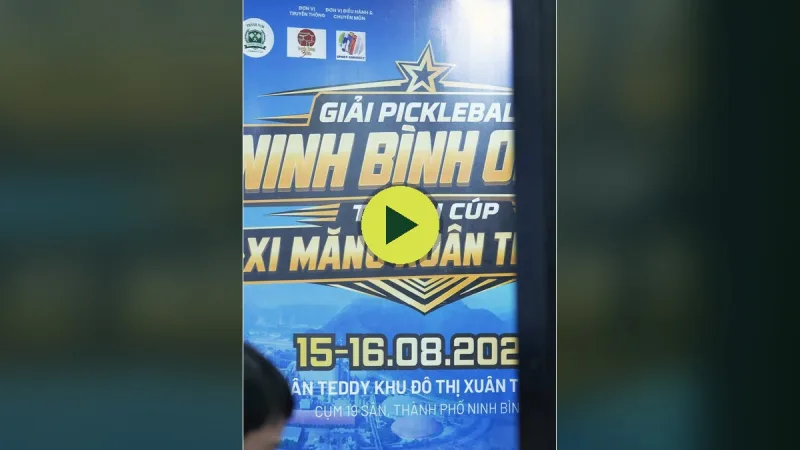 Ninh Bình Open 2026 quy tụ nhiều tay vợt mạnh của Việt Nam