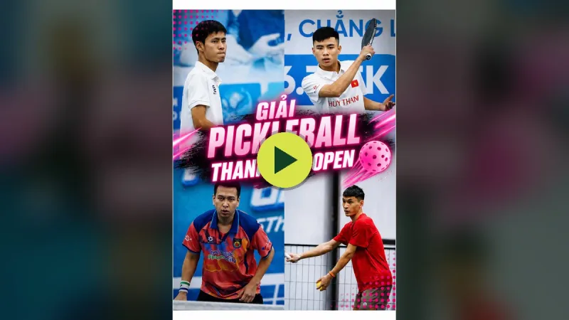 Giải pickleball Thanh Hoá Open 2026 – video 1