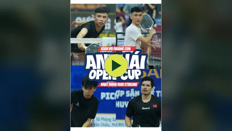 An Thái Open 2026: Xuân Vũ và Hoàng Con thi đấu