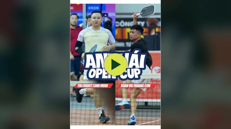 Trận đấu kịch tính tại An Thái Open 2026