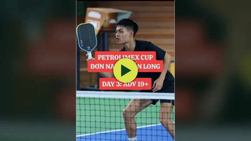 Petrolimex Cup 2025 ngày 3: Phạm Tuấn Long thi đấu đơn nam