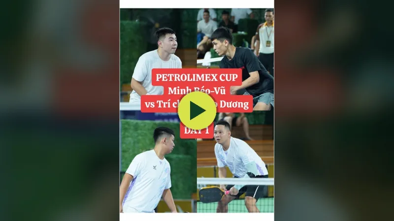 Minh Béo – Xuân Vũ lội ngược dòng ngày đầu Petrolimex Cup 2025