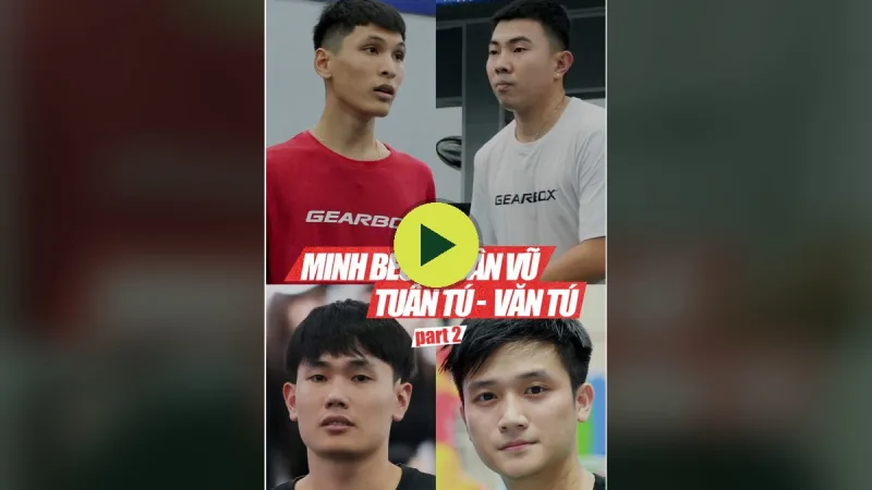 Minh Béo – Xuân Vũ vs Tiến Tuấn – Văn Tú tại AO Smith Open 2025