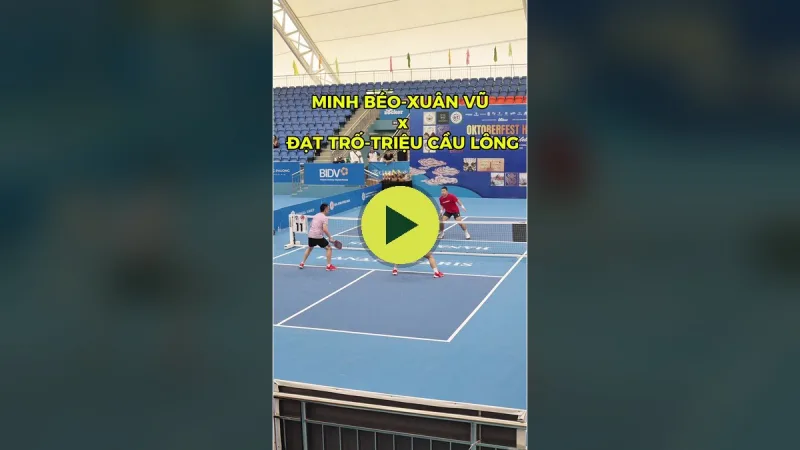 Minh Béo – Xuân Vũ giành giải Ba đôi nam Open tại Oktoberfest Hanaka